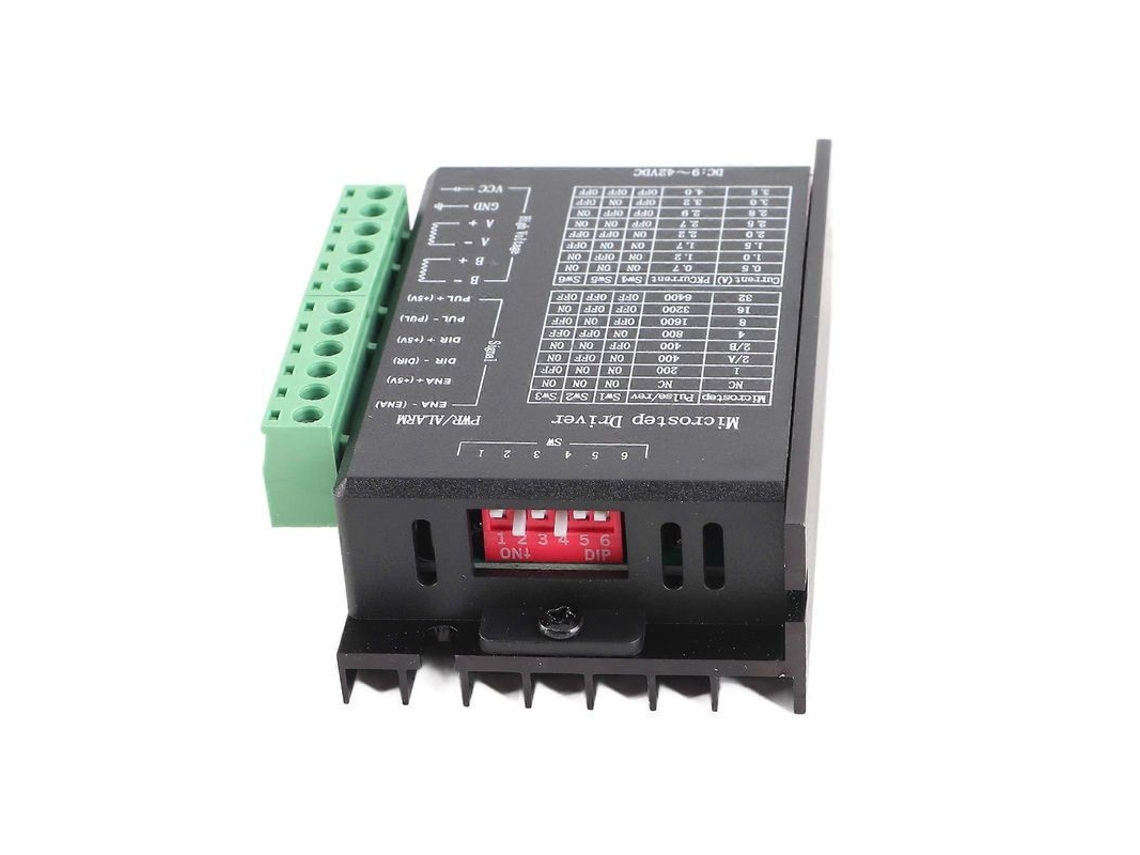 Controlador Cnc Módulo De Controle Motor Passo A Passo 42/57 Tb6600 4.0a 42v 32 Subdivisões