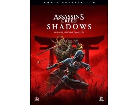 Assassins Creed Shadows Jogo/Brinquedo Livro de Instruções Italiano Livro de Bolso 416 Páginas Piggyback