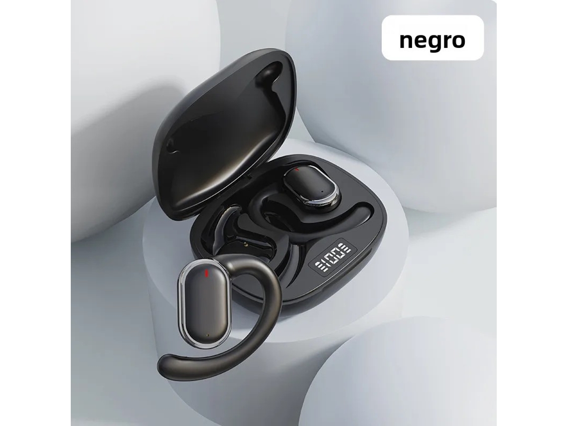 Fones de Ouvido Esportivos Sem Fio Bluetooth, com Microfone, À Prova D'água, Estéreo e Controle de Volume. MDUG (preto)