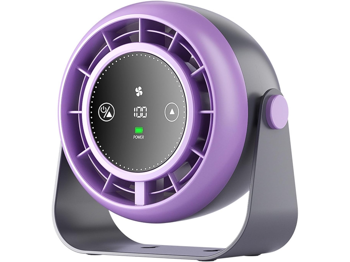 Ventilador De Mesa Usb Com Umidificador, Temporizador E Oscilação