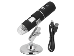 Microscópio Digital Wifi 1080p 2MP 50-1000x Luz Led Câmera Laboratório | S/MARCA