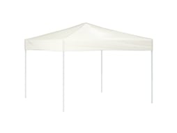vidaXL Tenda para festas dobrável 3x3 m creme
