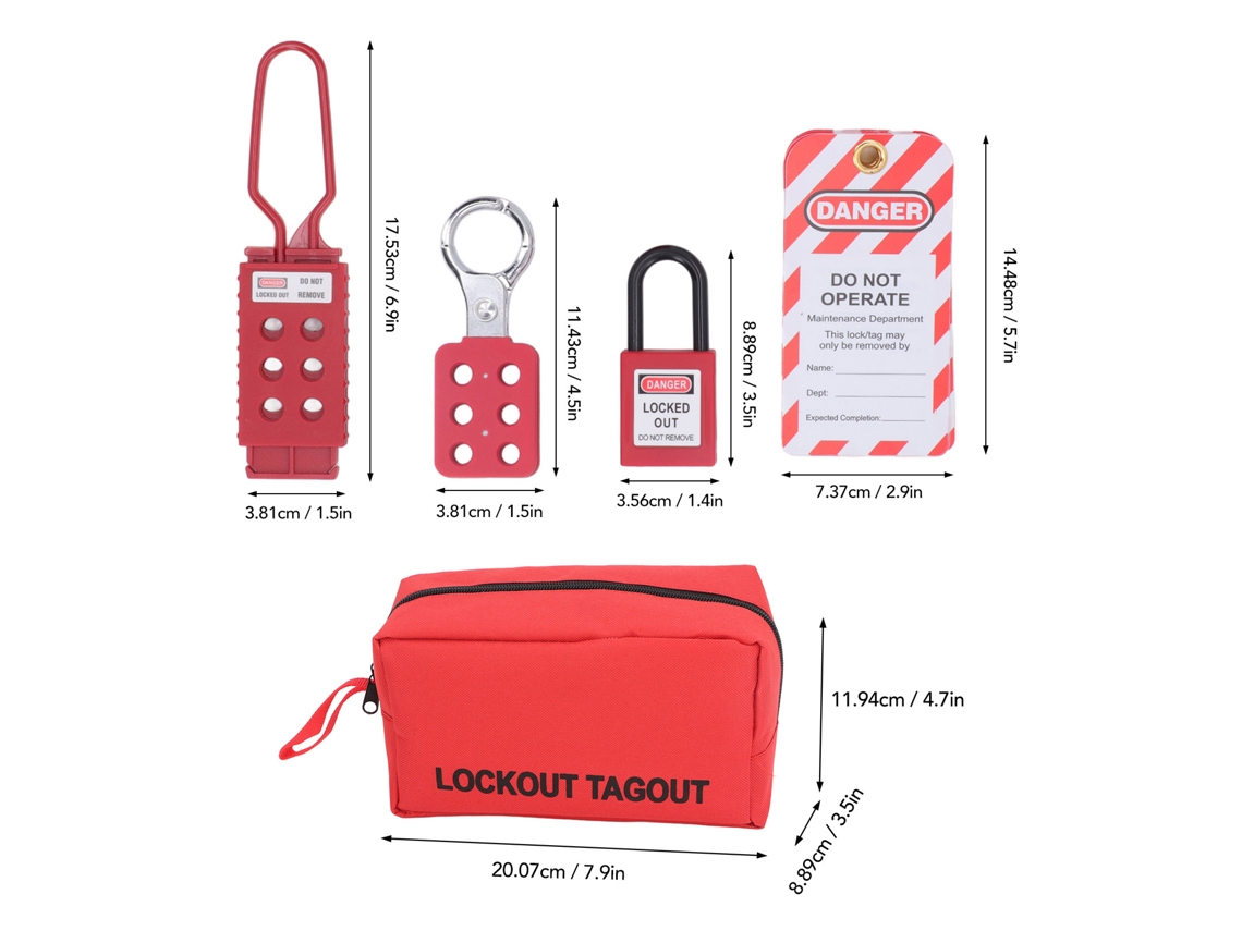 Kit De Bloqueio E Marcação Elétrica Seguro