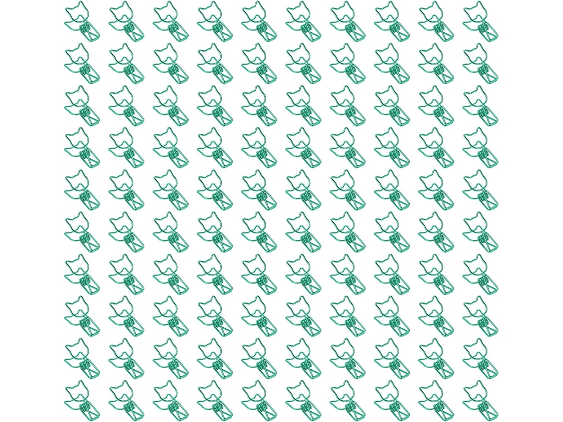 Clipes De Papel Em Formato Gatinho, Clipes De Metal Resistentes, Vazados, Fofos, Uso No Escritório, Escola E Casa