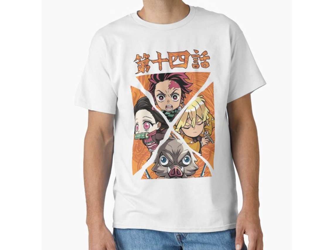 T-shirt Rockinstone Demon Slayer Squad Classic 6 Infinity Castle(s)