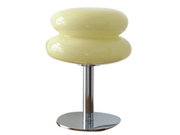 Lâmpada de Mesa Tarta de Ovo Fofa com Luz Suave Eficiente em Energia Usb para Dormitório