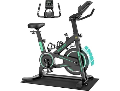 Bazarland30.bicicleta De Apartamento Com Resistência Magnética Bicicleta De Interior Com Volante De Inércia De 12kg, Sensor De Pulso E Freio