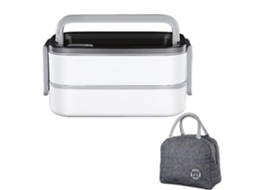 Caja de Almuerzo de Acero Inoxidable Con Calentamiento Aislada Bento Multifuncional Con Compartimentos