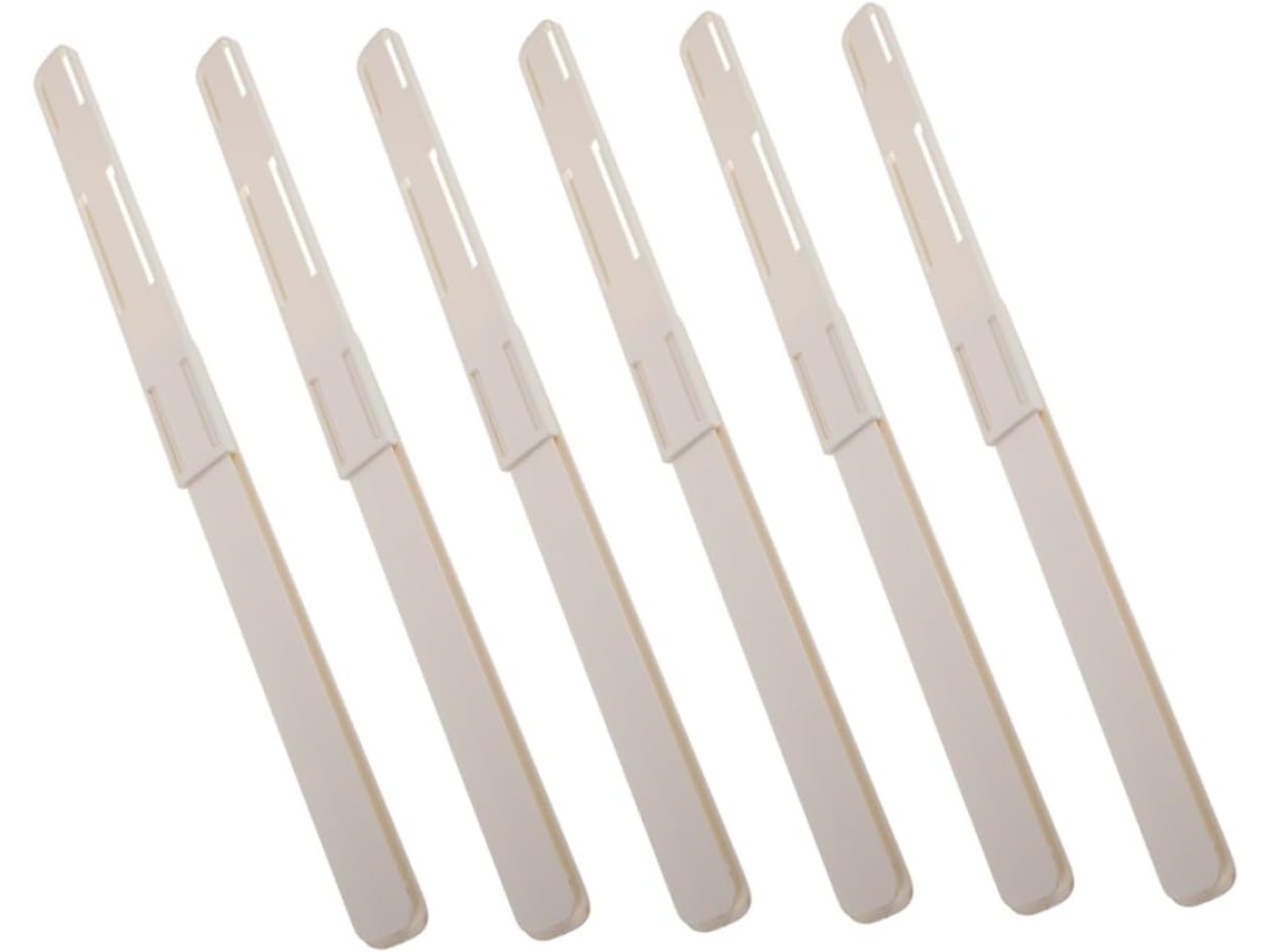 Kallory Conjunto De 6 Corrediças Adesivas Para Gavetas E Armários, Material Resistente E Funcionamento Suave Para Fácil