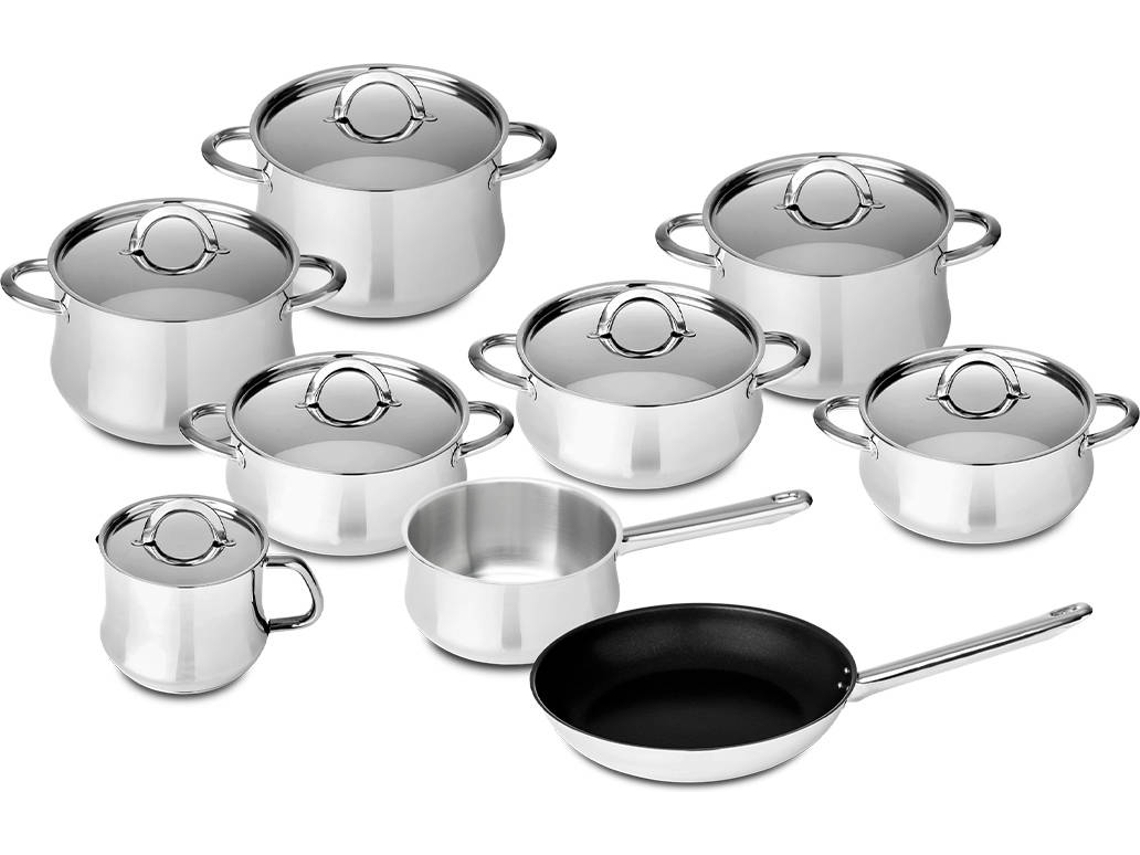 Trem de Cozinha SILAMPOS Sagres 9 Peças