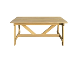Maison Exclusive - Mesa De Jardim 150x74x75 Cm Madeira De Pinho Impregnada