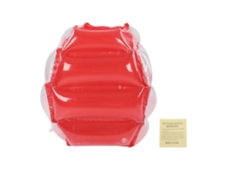 Bola de Bolha Inflável PVC Vermelha para Reuniões e Camping Primerox
