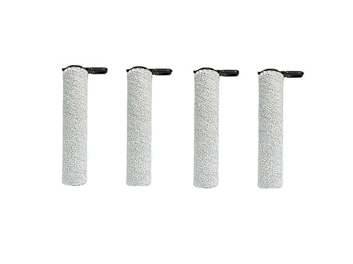 Conjunto De 4 Escovas De Rolo Para Lavadora De Pisos A Vapor Floor One S7_glo