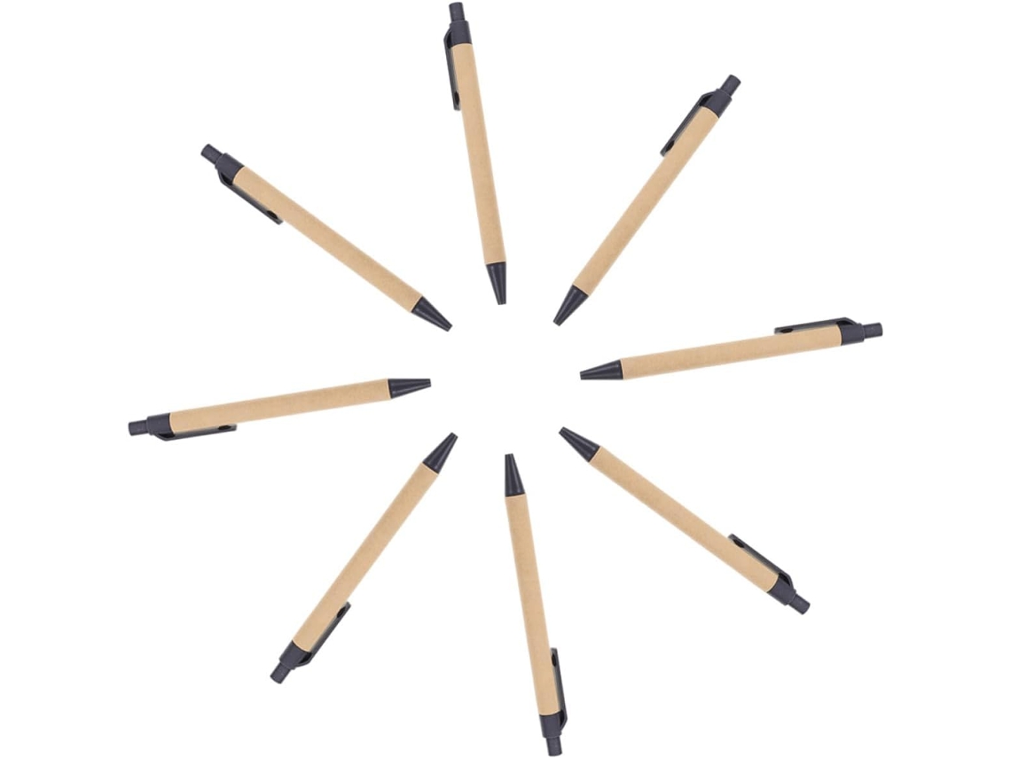 Conjunto De 8 Canetas Esferográficas Ergonômicas, Portáteis, Para