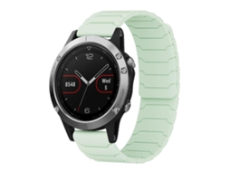 Bracelete para Garmin Silicone com fivela de parafuso e liberação rápida preto e vermelho XIAOMOYU (22mm)
