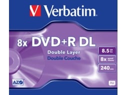 DVD+R VERBATIM DL 8.5GB