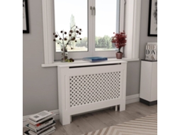 Coberturas De Radiador 2 Pcs 112x19x81,5 Cm Mdf Branco DKD HOME DECOR