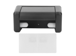 Suporte para Rolo de Papel Higiênico Plástico Preto S/MARCA