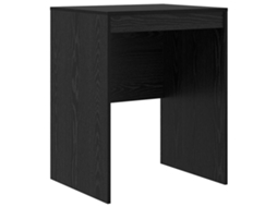 Conjunto 1 Mesa Compacta Vidaxl Preto Derivados De Madeira (60 X 50 X 76 Cm)