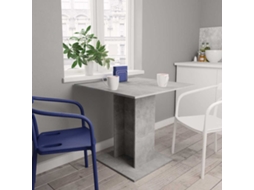 Vidaxl Mesa De Jantar Derivados De Madeira Cinzento Cimento