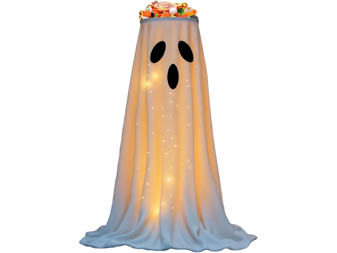 Porta Doces De Halloween Fantasma Decorativo Para Porta Estatueta Fofa Para Porta, Casa, Quintal Gokoco