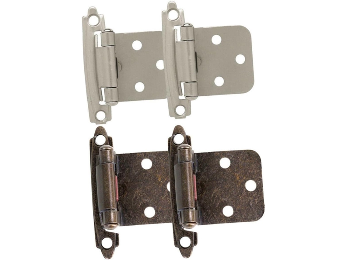 Conjunto De 10 Dobradiças Mola Com Fechamento Automático Em Metal