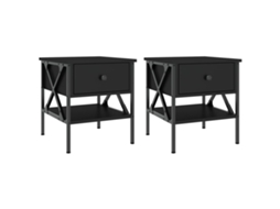 Mesa de Cabeceira Derivados de Madeira Carvalho Sonoma MAISON EXCLUSIVE (40x42x45 cm)