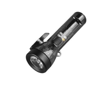 Lanterna Led Multifuncional Portátil De 200 Lúmens Recarregável Preta Venisymlis