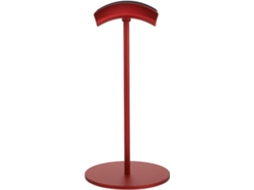 Suporte Para Fones De Ouvido Minkissy Em Liga Alumínio Vermelho, Portátil E Compatível Com Todos Os Fones De Ouvido
