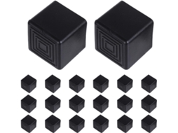 Conjunto De 40 Protetores Pés Cadeira Quadrados 2,5 Cm (1 Polegada),
