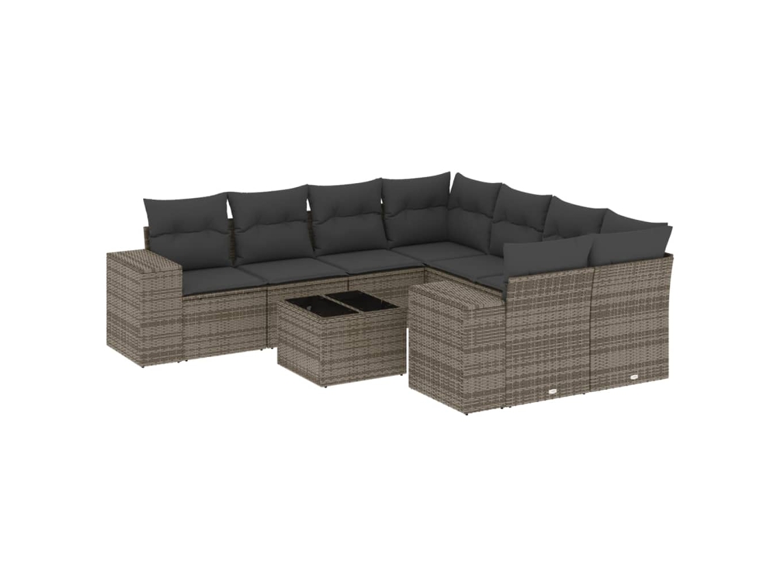 Garden Sofa Set, Garden Sofa Sets Vidaxl Cinzeto Rattan / Vime (n/a)
