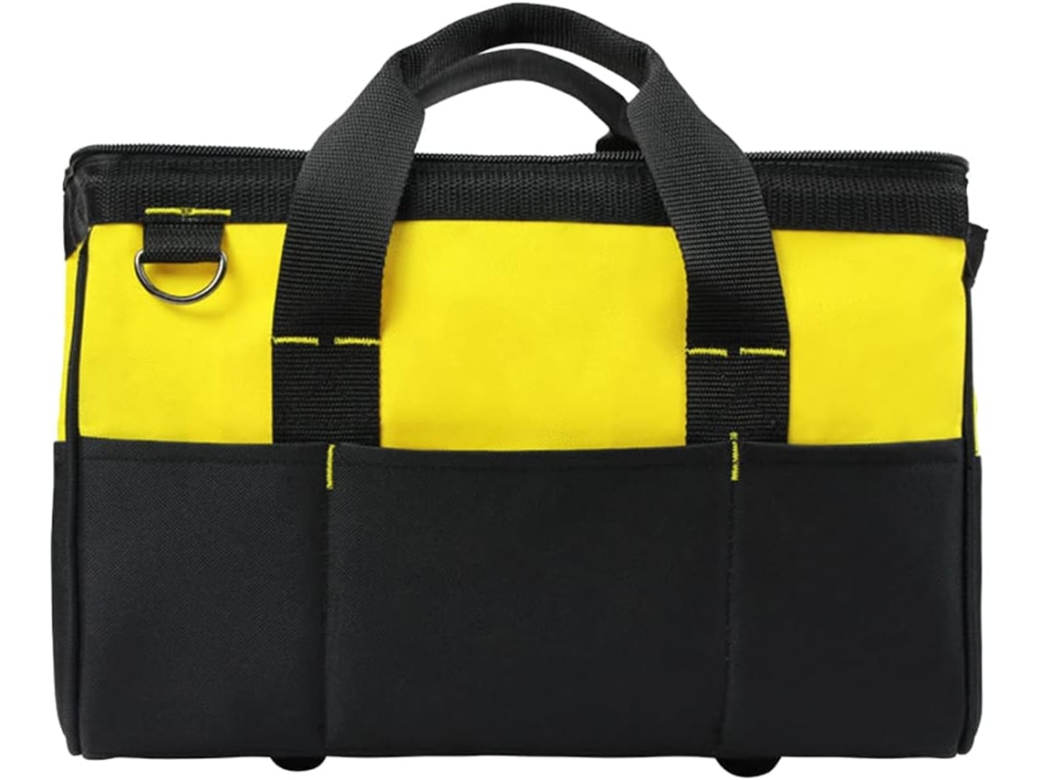 Bolsa Para Ferramentas Aramox Em Tecido Oxford 600d, Com Zíper De Abertura Larga, 8 Bolsos Internos, Capacidade De Carga