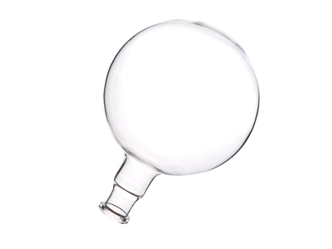 Balão De Vidro Resistente Ao Vácuo, Sem Arestas Vivas E Com Fundo Arredondado.
