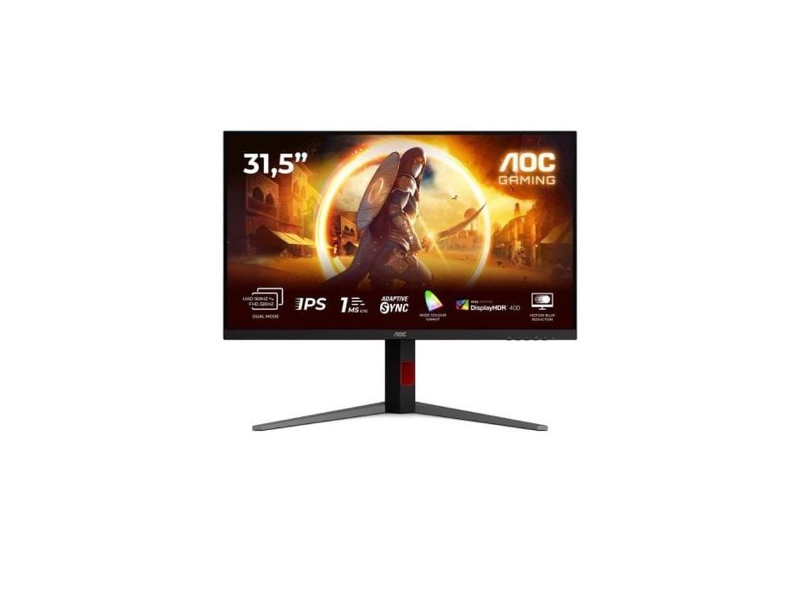 Monitor AOC U32g4u 31.5" Ultrahd 4k 160hz Fast Ips 0.5ms Hdr400 Hub Usb Ergonomia