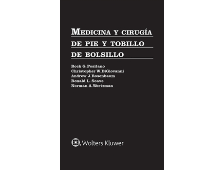 Livro Medicina y cirugia de pie y tobillo de bolsillo de Rock G Positano Dpm Msc Mph (Espanhol)