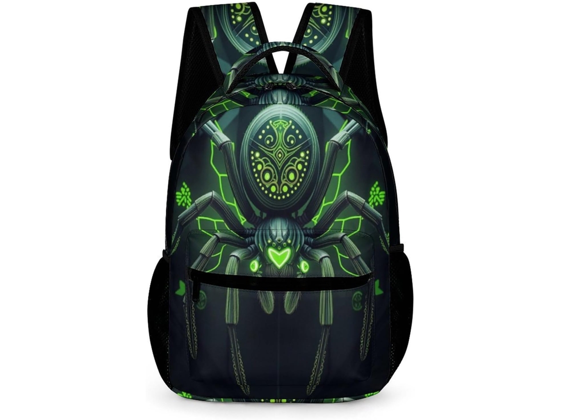 Mochila Escolar Estilo Cyberpunk Para Meninos Meninas 7 11 Anos, Com Estampa Aranha, Ideal O 3º E 4º Ano
