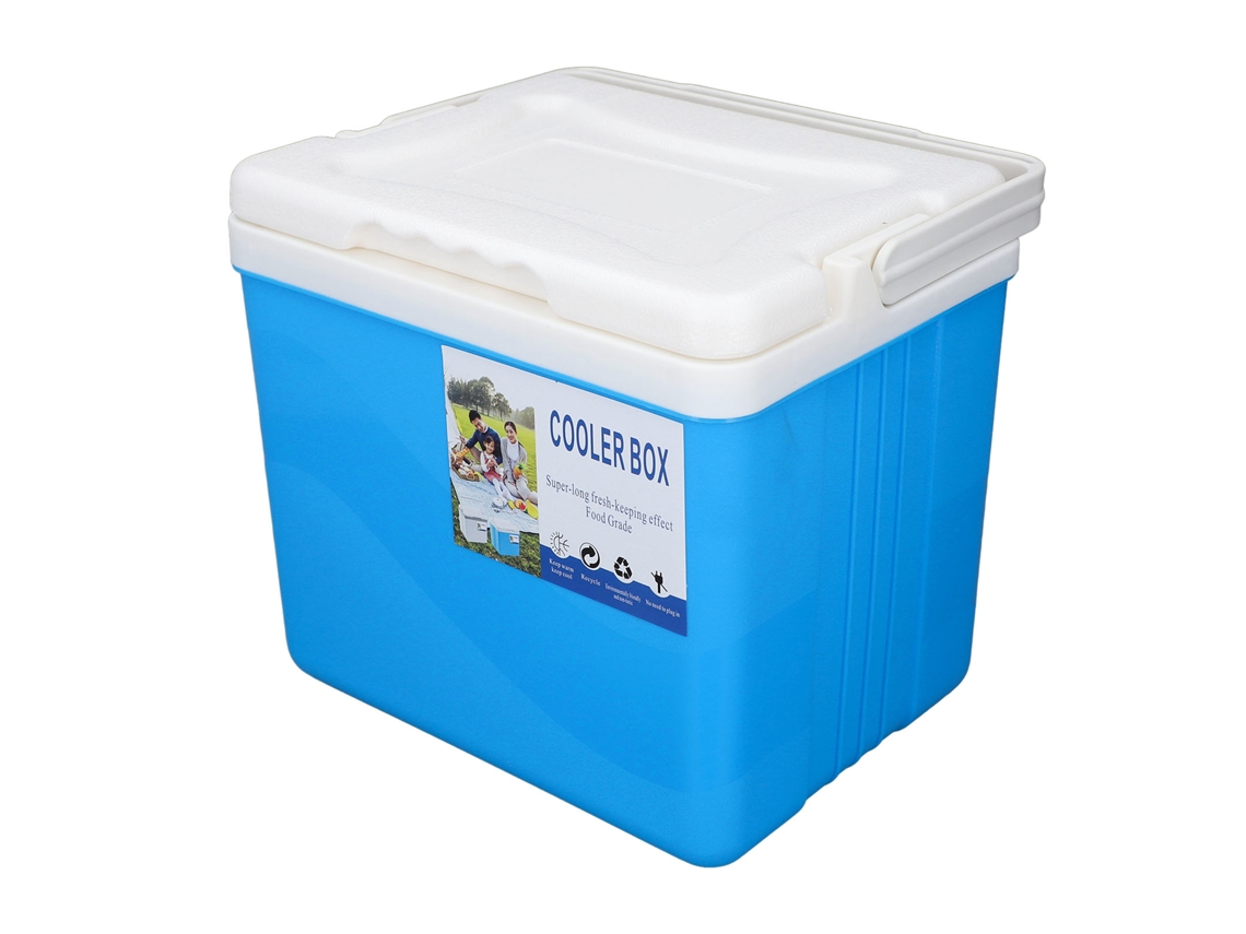 Caixa Termica Portatil 6l Grande Capacidade Mantem Comida Fresca E Bebidas Frias Azul