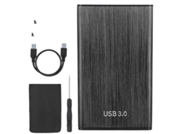 Enclosure Externo (interface Usb3.0 Para Disco Rígido Sata) Enclosure Externo Para Disco Rígido Sata Usb3.0 De 2,5 Polegadas Preto