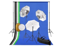 Studio Kit, Studio Kits Vidaxl Preto Alumínio