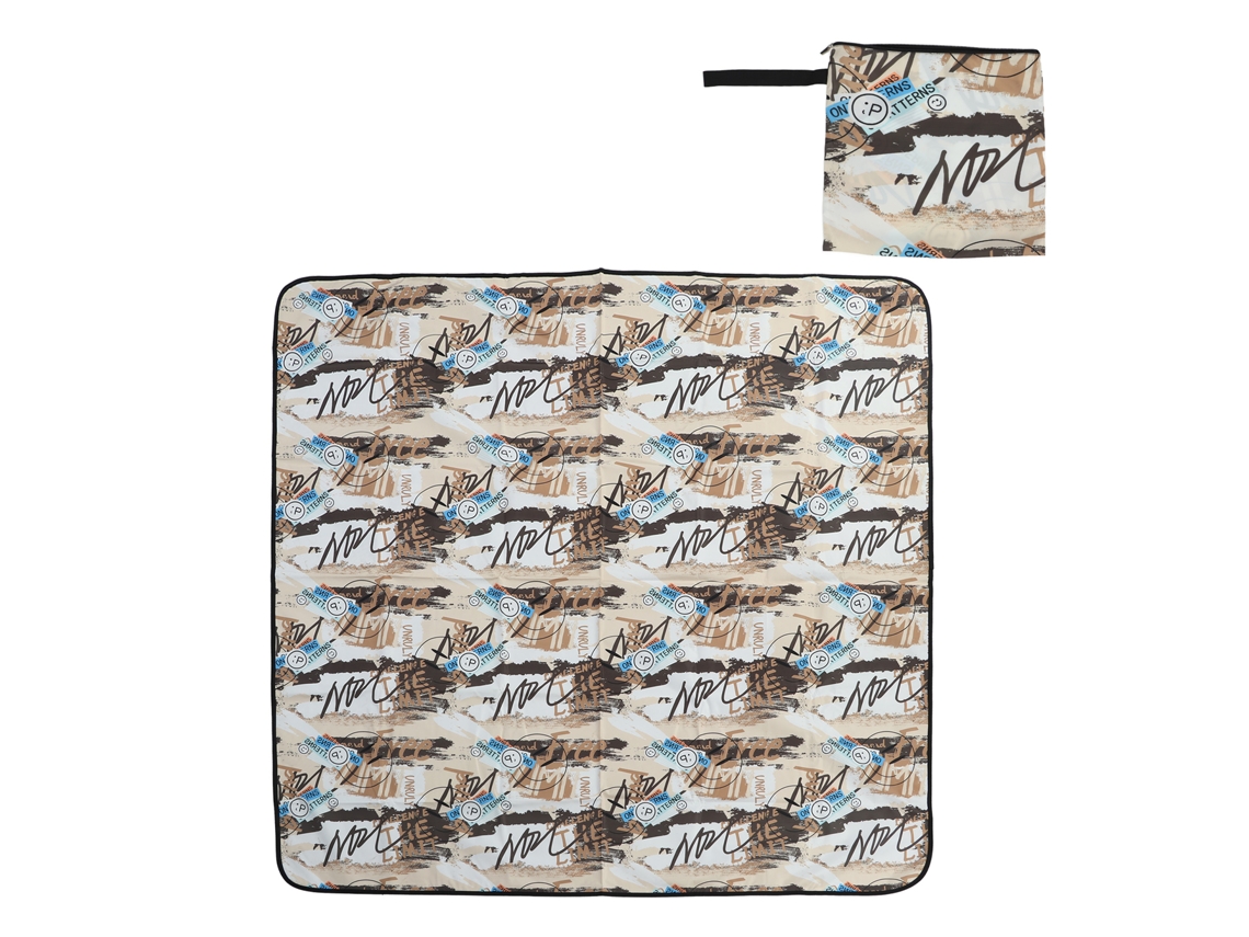 Manta De Piquenique Impermeável Em Pvc, Extra Grande, Portátil, Para Praia, Viagens, Camping, Caminhadas E Piqueniques, 145x150cm