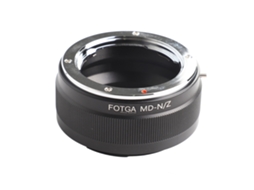 Anel adaptador manual de montagem de lente em liga de alumínio para lentes Minolta MD/MC em câmeras mirrorless Nikon Z5/Z6/Z7/Z50 com montagem Z (LAXISCREED)