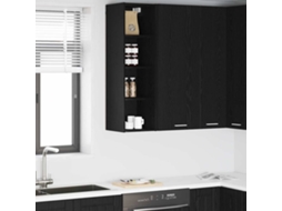 Vidaxl Armário Suspenso Carvalho Preto 30 X 29,5 X 100 Cm