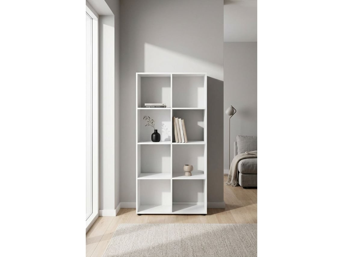 Estante Toko 8 Compartimentos - Branco