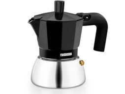 Cafeteira Monix Induction Inox 9 Xícaras, Preta, Alumínio E Aço Cafeteira Monix Induction Inox Preta 9 Xícaras Corpo Em Alumínio E Base Em Aço