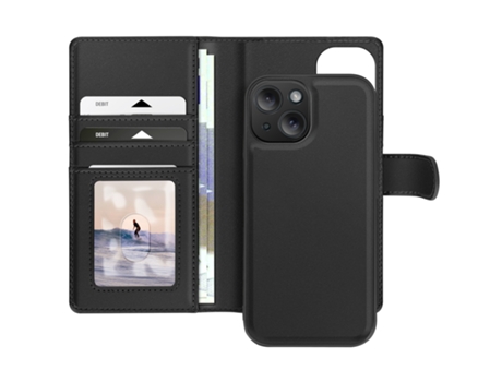 Capa Concha Destacável Para Iphone 15 Mayaxess Acrílico Preto