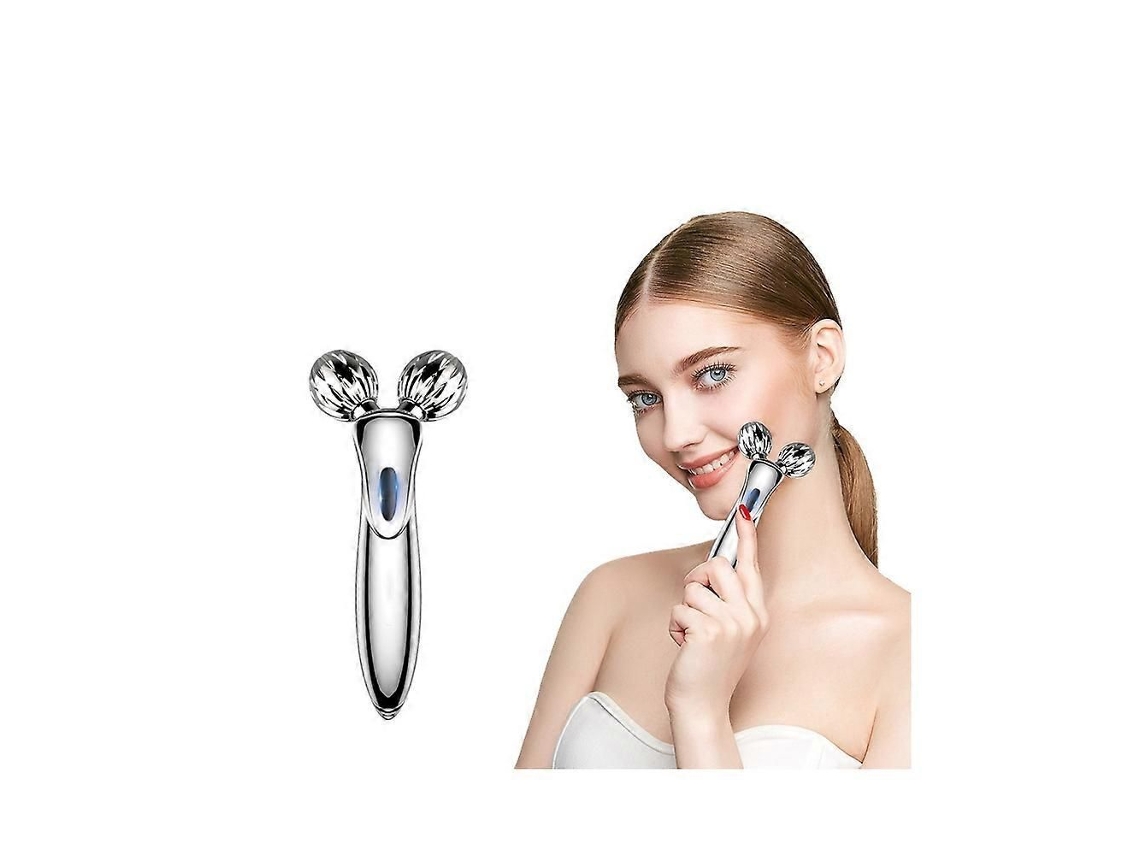 Massageador Facial 3d com Rolo, para Lifting Facial, e Corporal Microcorrente P Ara Cuidados a Pele. GOKOCO