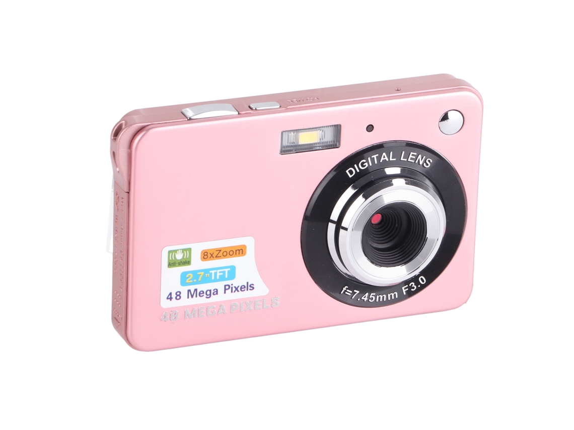 Câmera Digital 4k De 48 Mp, Tela Lcd De 2,7 Polegadas, Zoom De 8x, Câmera Antivibração Para Vlogs, Gravação Contínua Brilvibera