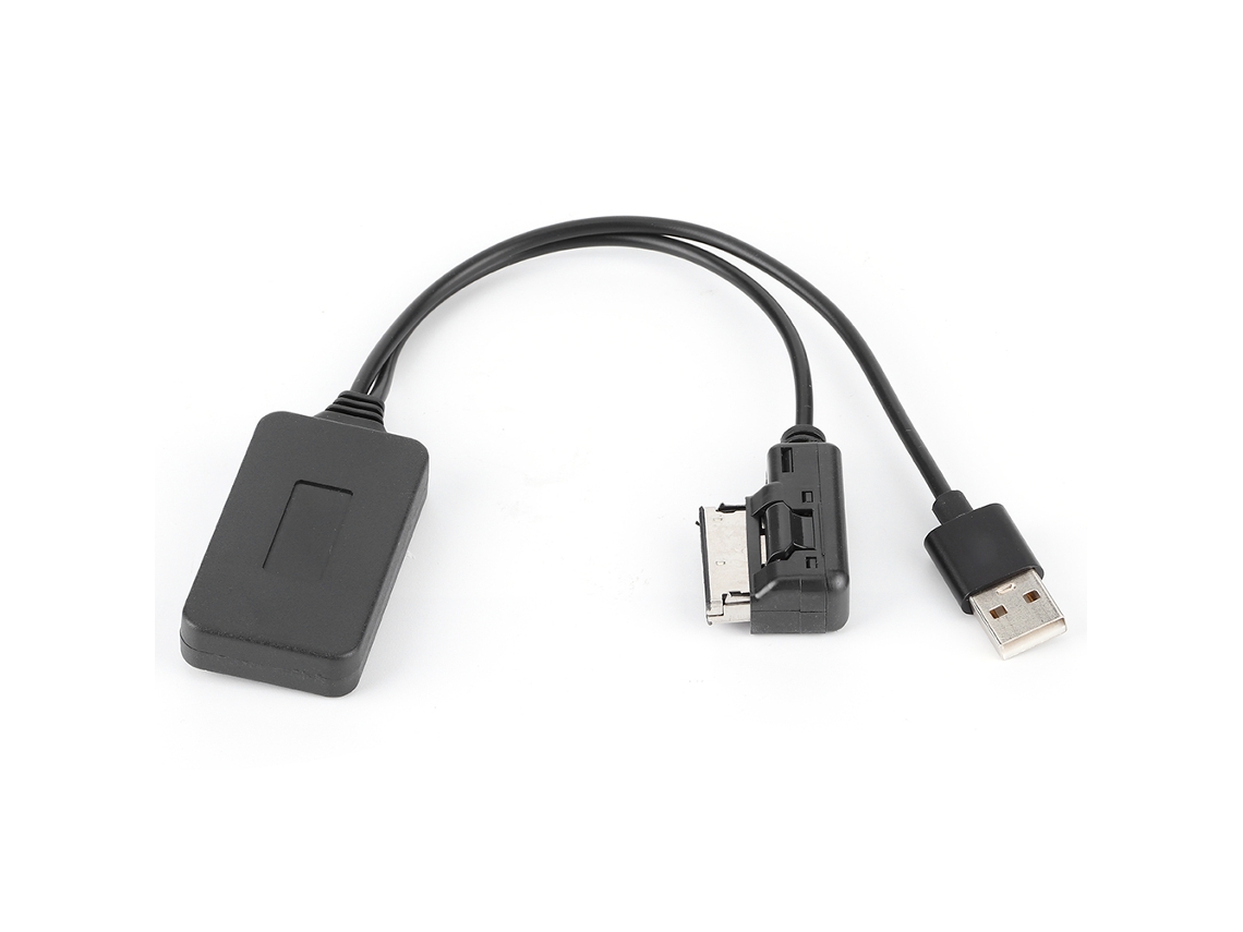 Cabo Auxiliar Com Adaptador Bluetooth Ami Mmi E Alimentação Usb, Compatível Audi A5 8t, A6 4f, A8 4e Q7 7l. -aquaforge