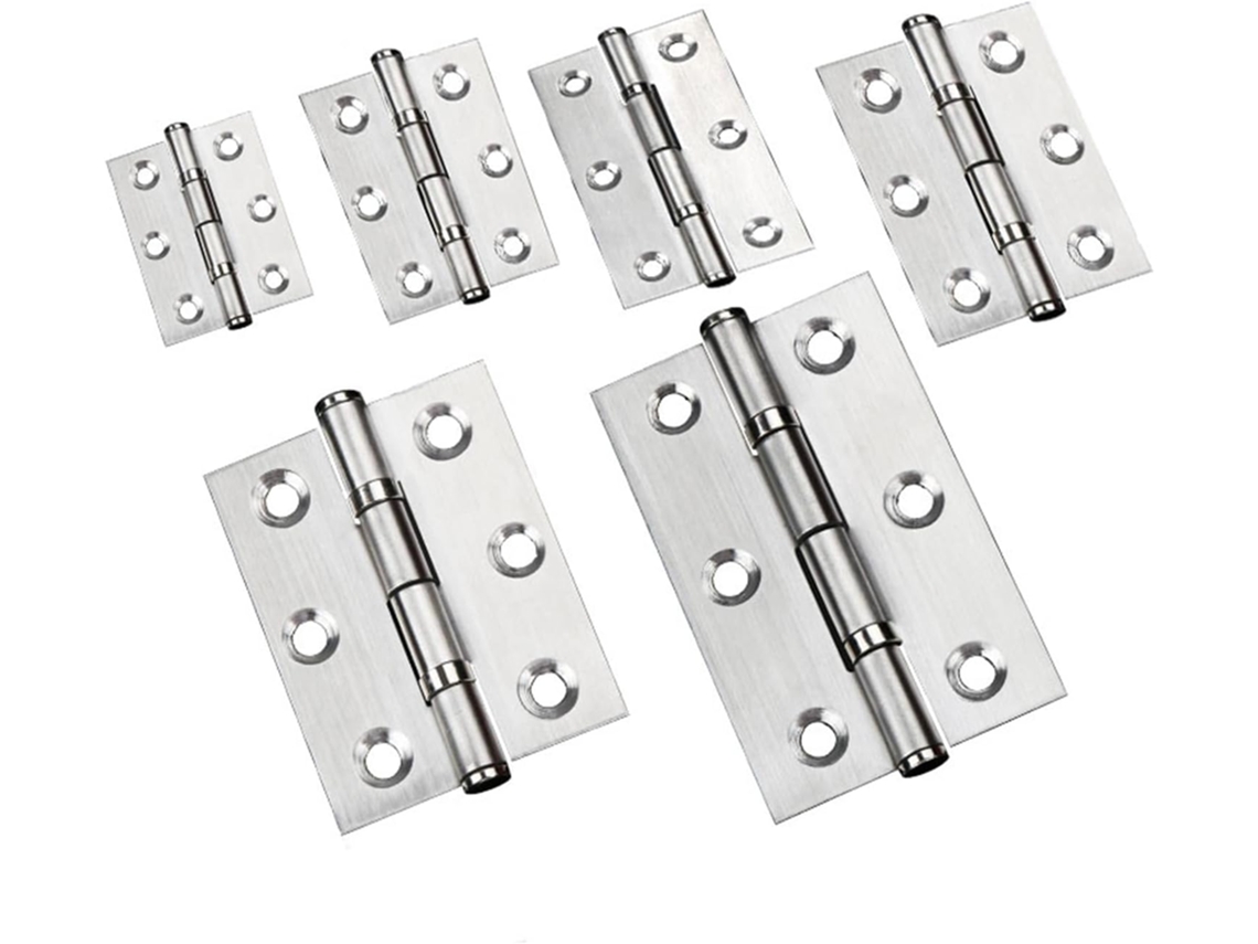 Dobradiça de Porta Conjunto 6 2 P 6 6 P, Aço Inoxidável