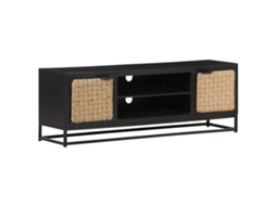 Tv Cabinet, Tv Cabinets Vidaxl Preto Madeira